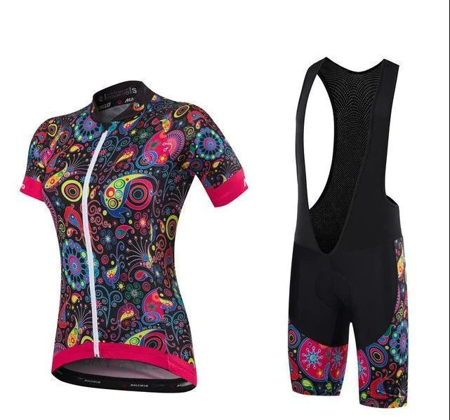Short Sleeve Bib Cycling Outfit Set