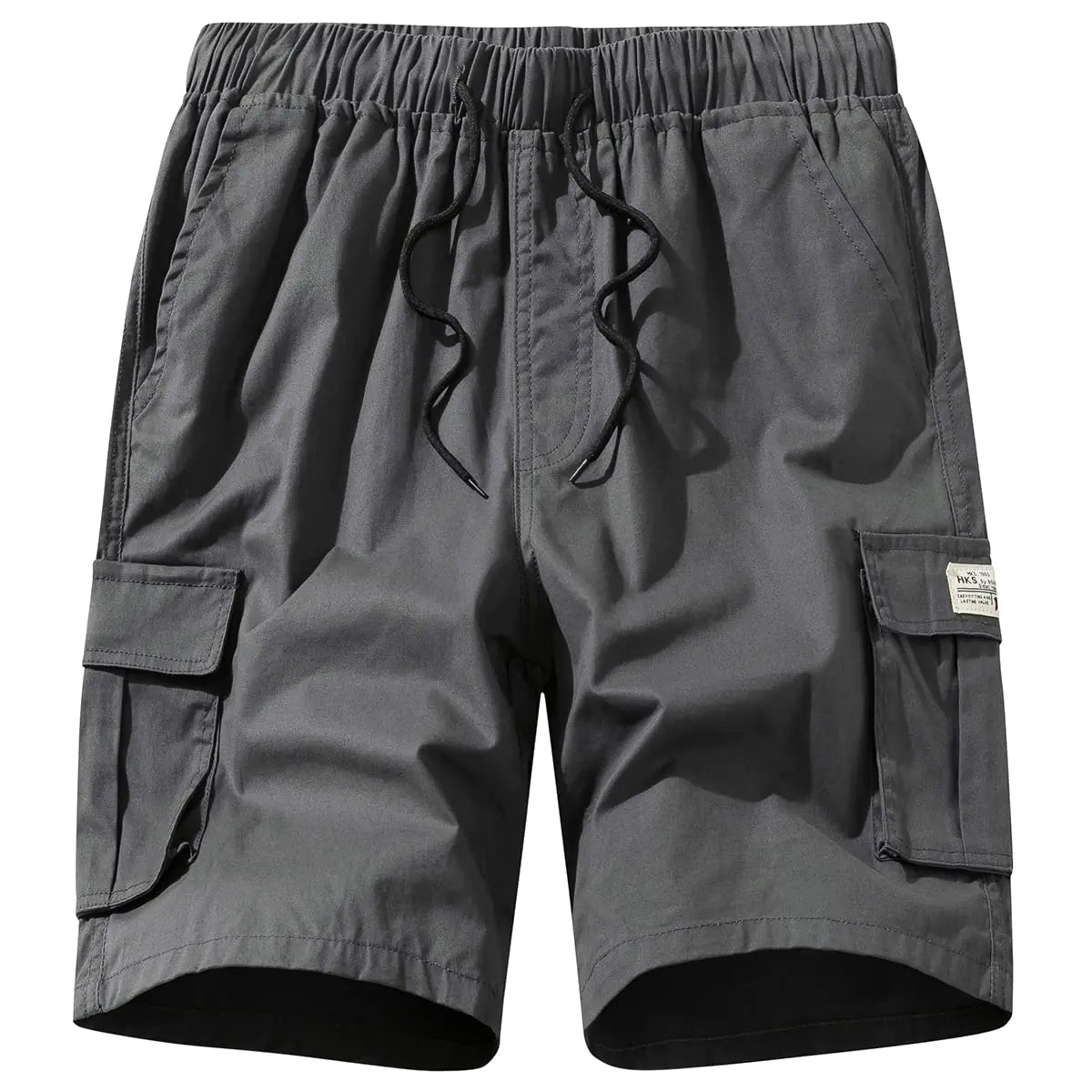 Msmsse Mens Cargo Shorts Hiking Relaxed Fit Multi Pockets Casual Lightweight Shorts Dark Grey US 32