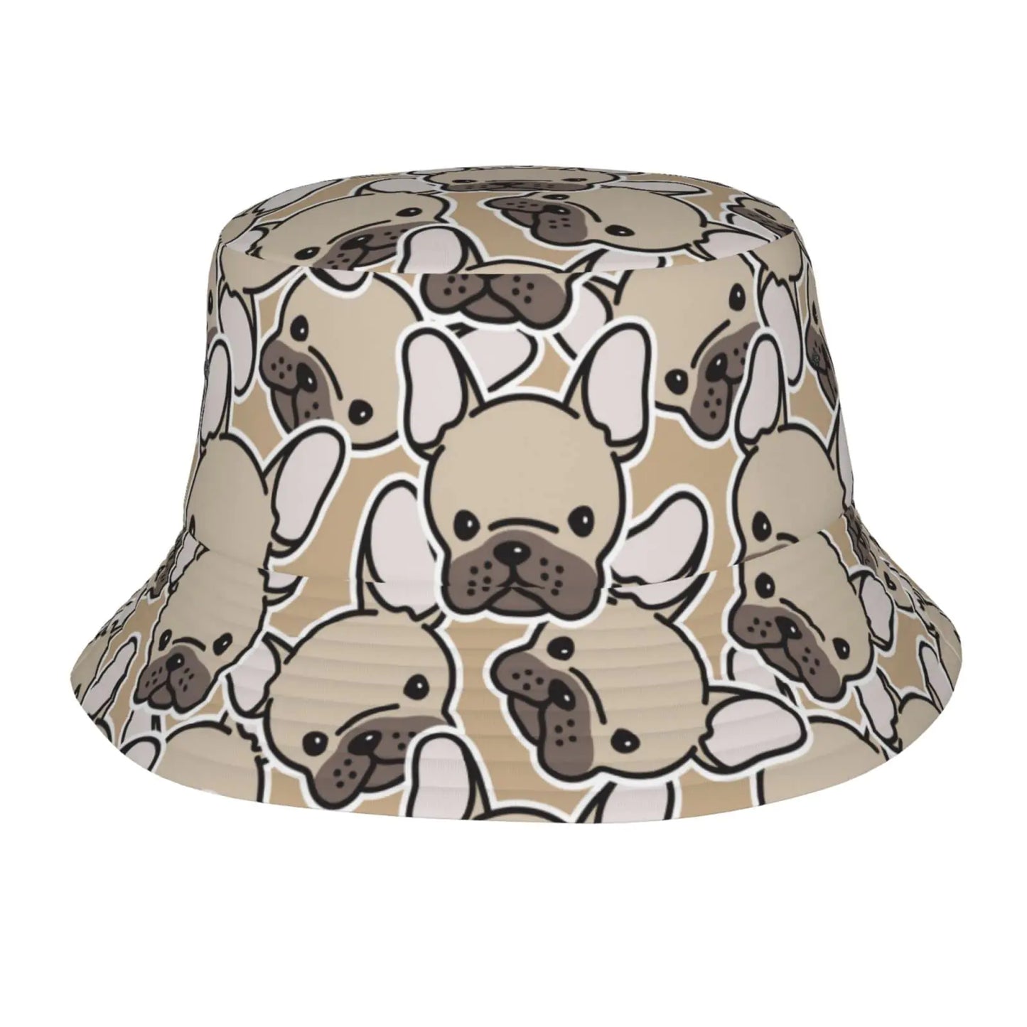 Dog Bucket Hat Fashion Sun Cap Packable Outdoor Fisherman Hat for Women and Men Teens Beach Caps Fishing Cap