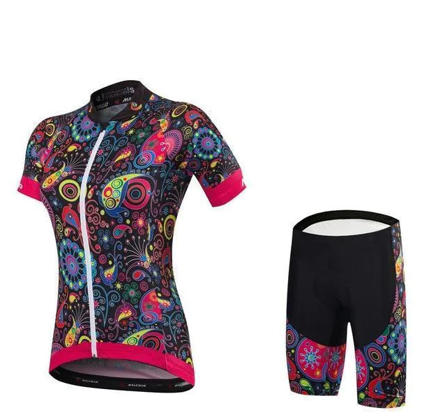 Short Sleeve Bib Cycling Outfit Set