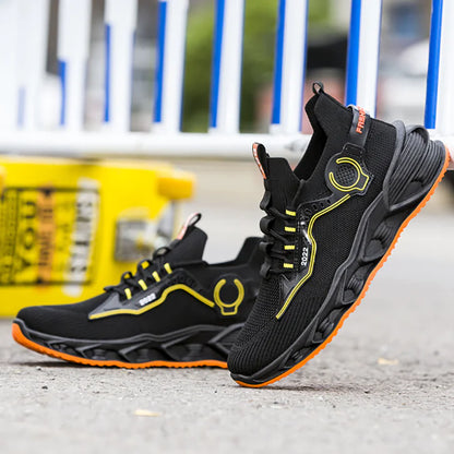 Men's Lightweight Breathable Fly Weaving Sports Shoes