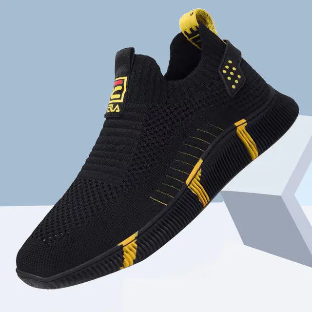 Lightweight Breathable Woven Sports Shoes for Men
