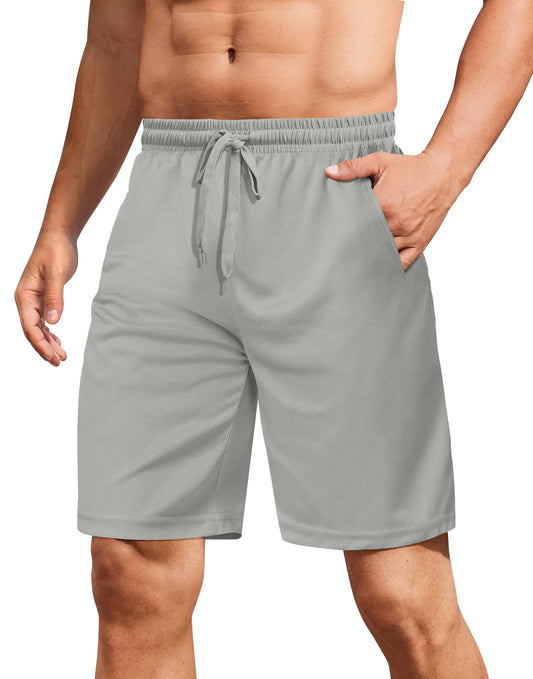 COOFANDY Mens Workout Gym Shorts Mesh Athletic Shorts Lightweight Quick Dry Training Short Pants with Pockets