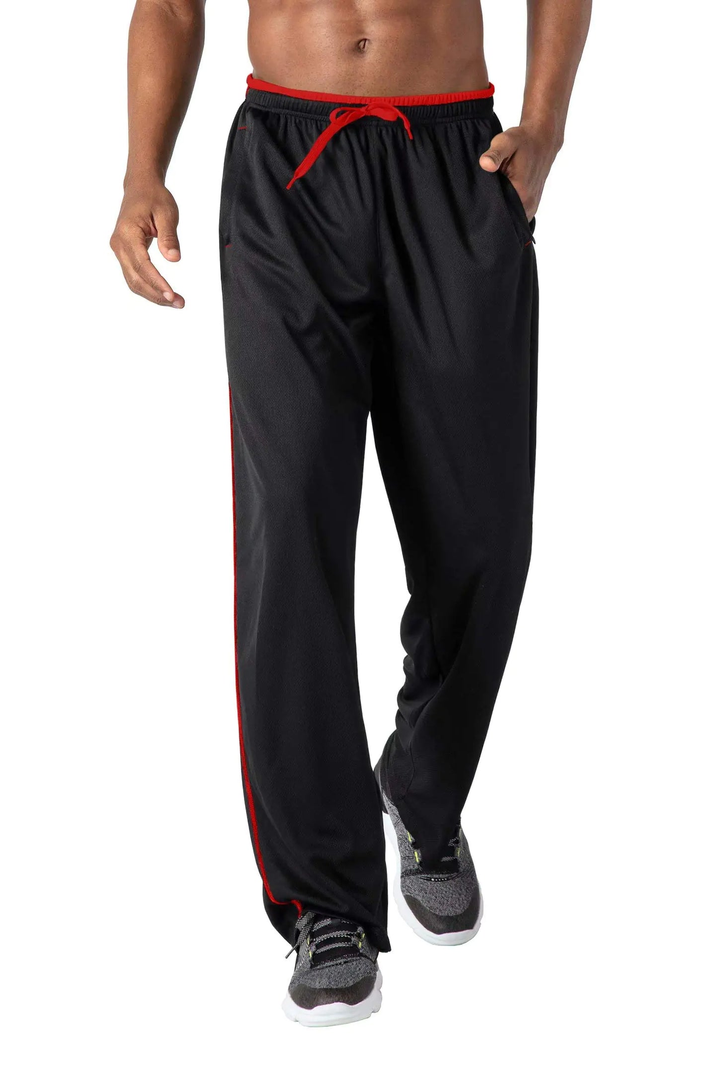 BIYLACLESEN Sweatpants for Men Gym Pants Men Training Pants Men Track Pants Men Polyester Athletic Pants Mens Mesh Pants Yoga Pants