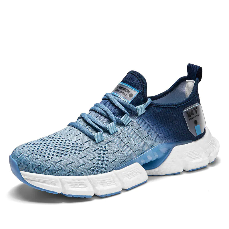 Men's Lightweight Breathable Running Shoes with Mesh Upper