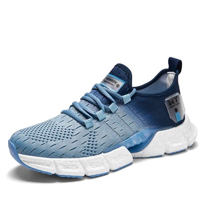 Men's Lightweight Breathable Running Shoes with Mesh Upper