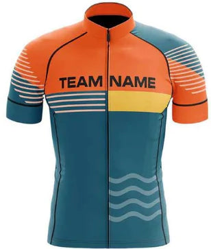 Short-Sleeved Bib Cycling Suit for Men and Women