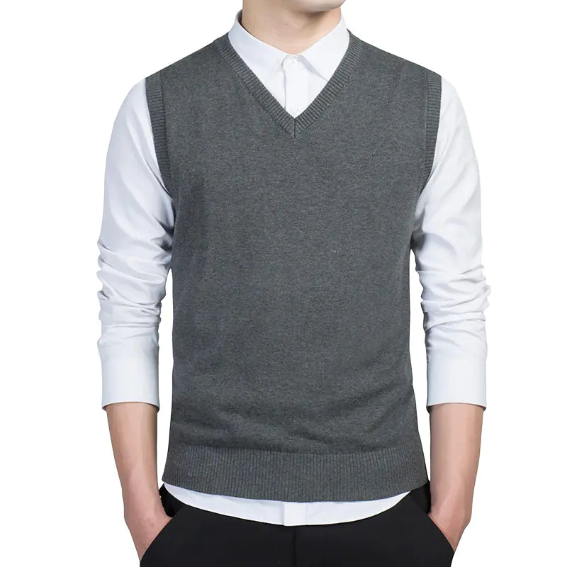 Slim Casual Cotton Vest for Men