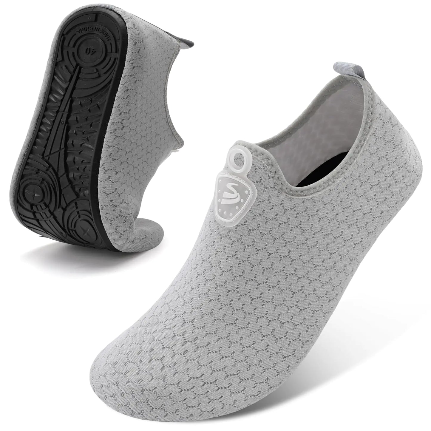 Spesoul Water Shoes for Women Men Quick Dry Aqua Socks Water Sneakers Outdoor Beach Swim Shoes 11-12 Women/8.5-9.5 Men