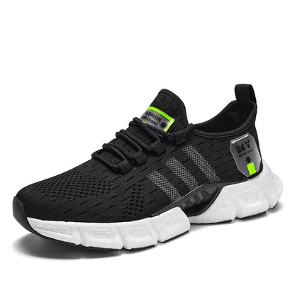 Men's Lightweight Breathable Running Shoes with Mesh Upper