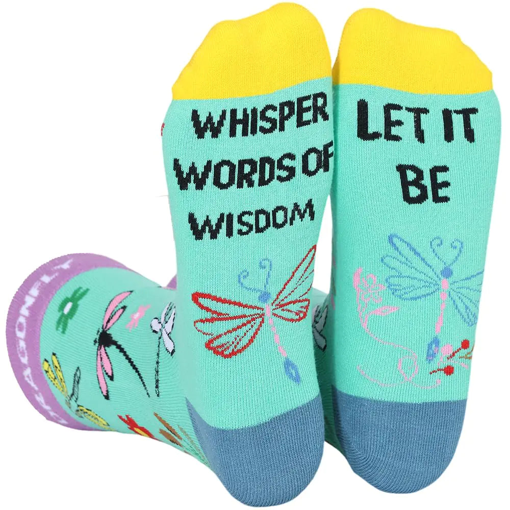 YEXIPO Womens Funny Socks Novelty Crazy Cute Crew Socks Gifts for Animal Lovers