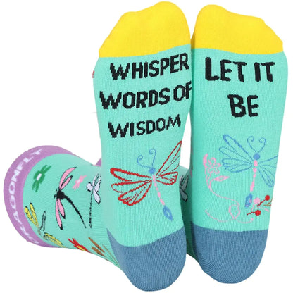 YEXIPO Womens Funny Socks Novelty Crazy Cute Crew Socks Gifts for Animal Lovers