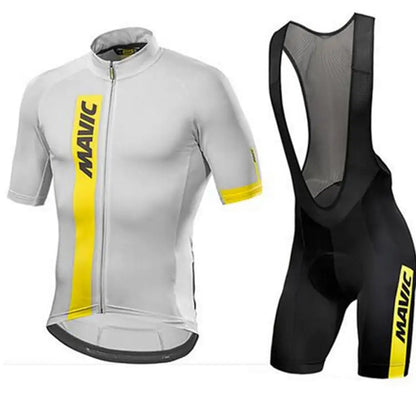Short-Sleeved Bib Cycling Suit for Enhanced Comfort