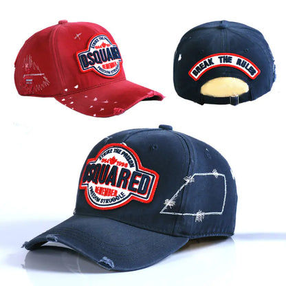 Fashionable Embroidered Baseball Cap with Letters
