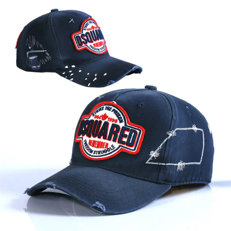 Fashionable Embroidered Baseball Cap with Letters