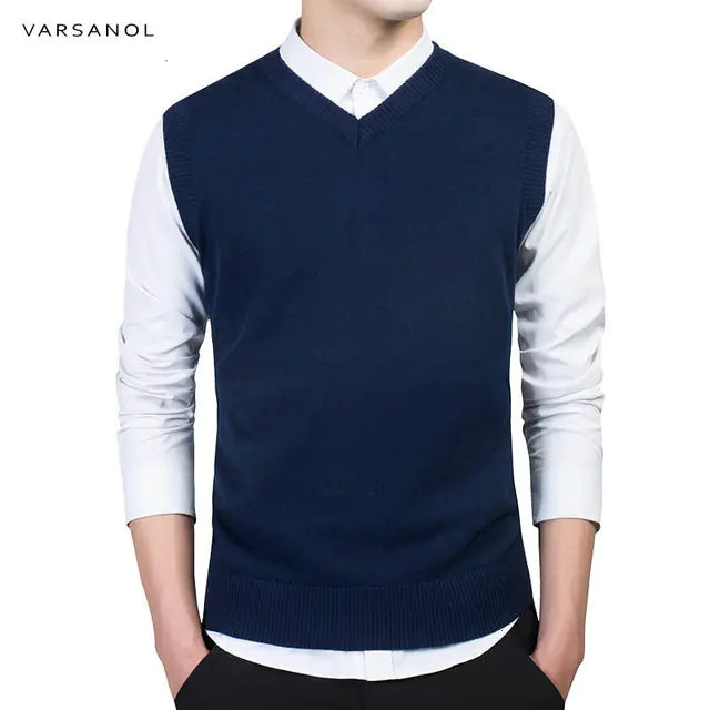 Slim Casual Cotton Vest for Men