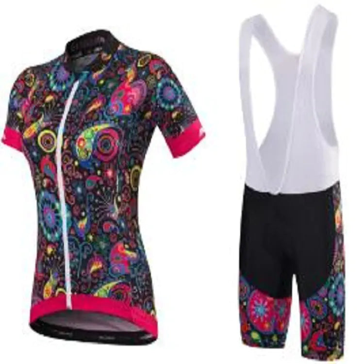 Short Sleeve Bib Cycling Outfit Set