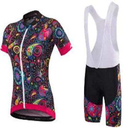 Short Sleeve Bib Cycling Outfit Set