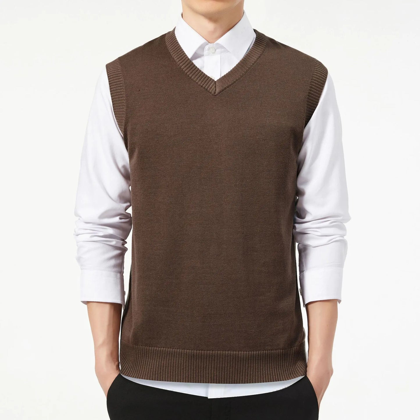 Slim Casual Cotton Vest for Men