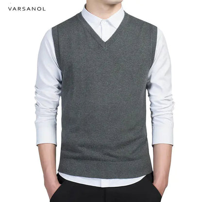 Slim Casual Cotton Vest for Men