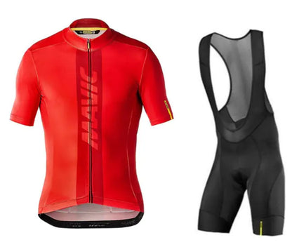Mavic Short-Sleeved Bib Cycling Jersey Suit