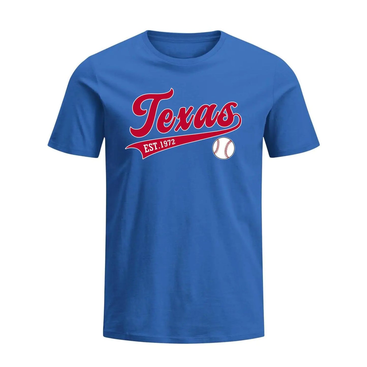 Generic Baseball Shirt Men Great Printed Youth Apparel Mens T-Shirt Short Sleeve Shirts Gifts Black Crewneck Tee (L Blue) Large