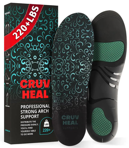 High Arch Support Insoles for Plantar Fasciitis for Women and Men - Orthotic Shoe Inserts - Boot Work Shoe Plantar Fasciitis Insoles (Turquoise S)