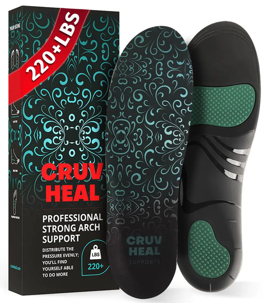 High Arch Support Insoles for Plantar Fasciitis for Women and Men - Orthotic Shoe Inserts - Boot Work Shoe Plantar Fasciitis Insoles (Turquoise S)