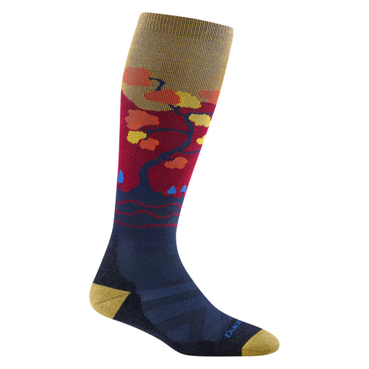 Darn Tough Snow Socks for Women - Lightweight Over-the-Calf Ski & Snowboard Socks Merino Wool Hiking Socks for Women Breathable Boot Socks for Women Moisture Wicking Winter Socks - Autumn Large