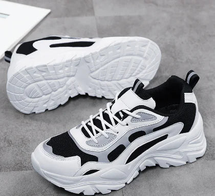 Lightweight Casual Thick Soled Heightening Shoes (One Pair)