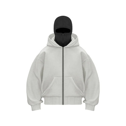 Double Hood Fleece-Lined Sweater