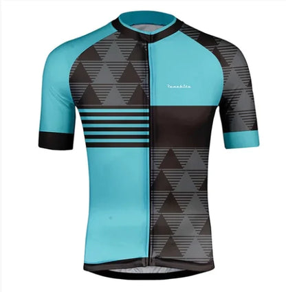 Short-Sleeve Bib Shorts Cycling Suit Set