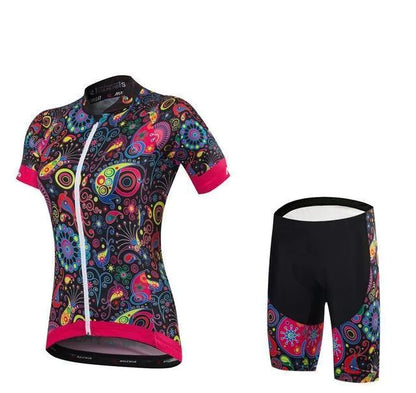 Short Sleeve Bib Cycling Outfit Set