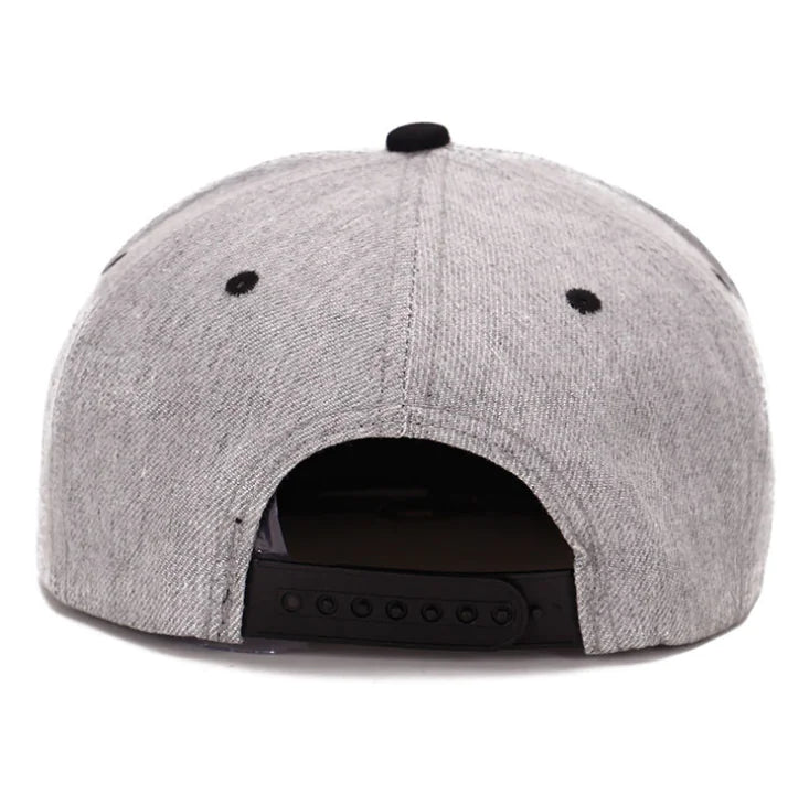 High-Quality Cotton Flat Brim Baseball Cap with Eyes