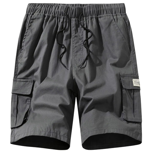 Msmsse Mens Cargo Shorts Hiking Relaxed Fit Multi Pockets Casual Lightweight Shorts Dark Grey US 32