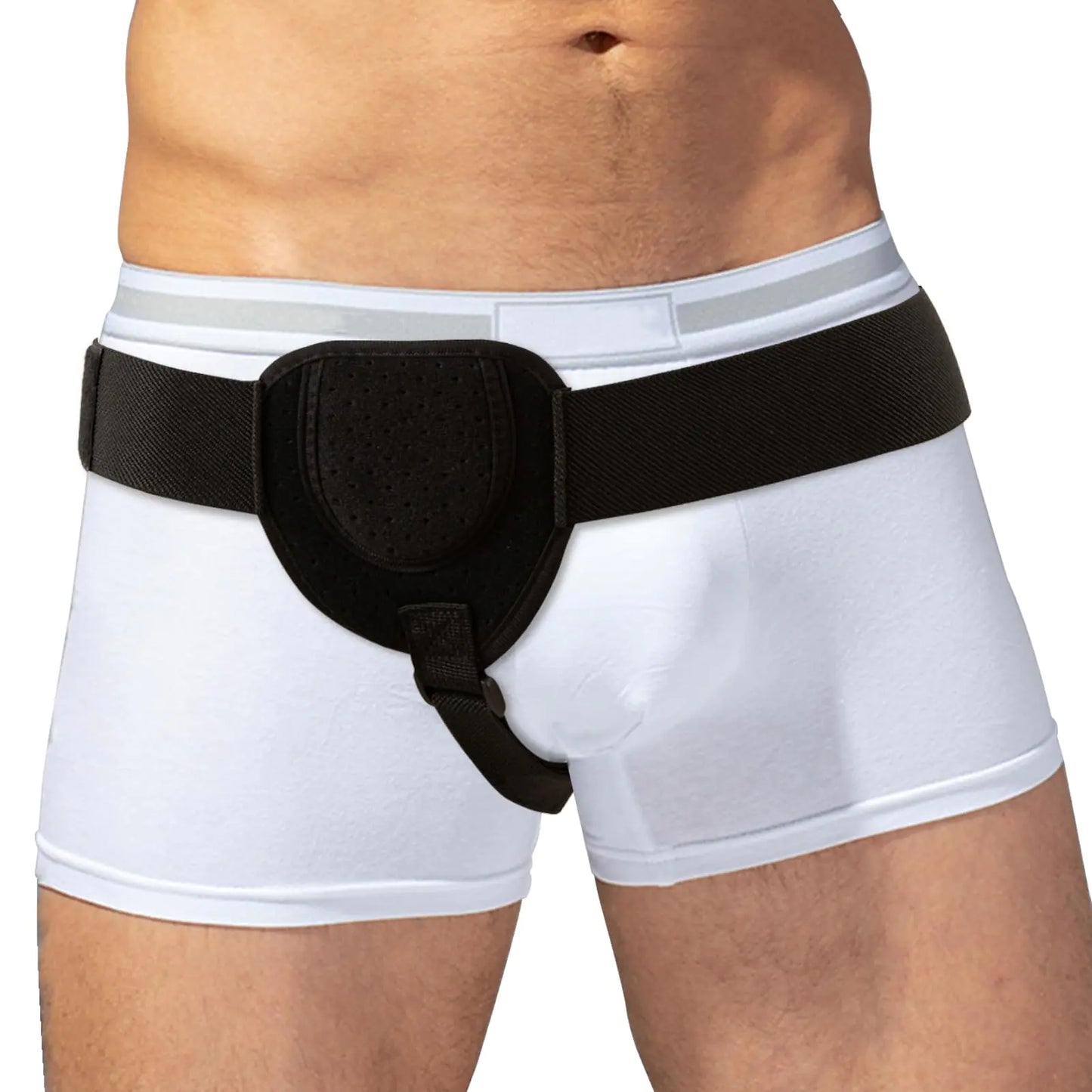 Hernia Belt for Men Left or Right Inguinal Hernia Support Belt Pain Relief With Removable Compression Pads Adjustable Groin Hernia Truss for Pre/Post Surgery Inguinal Femoral and Groin Hernias