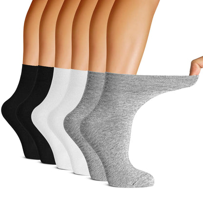BLONGW Diabetic Socks Women & Men - 6 Pairs Neuropathy SocksDiabetic Socks for Women