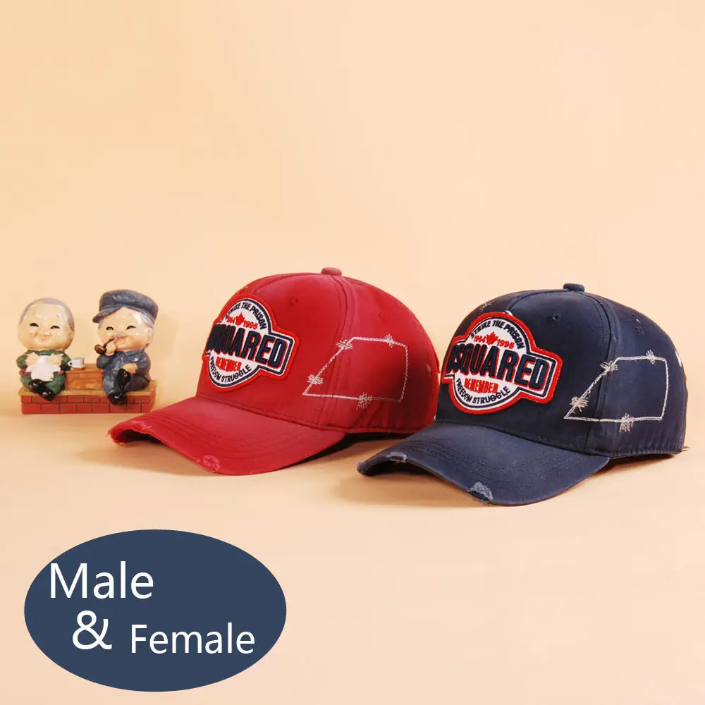 Fashionable Embroidered Baseball Cap with Letters