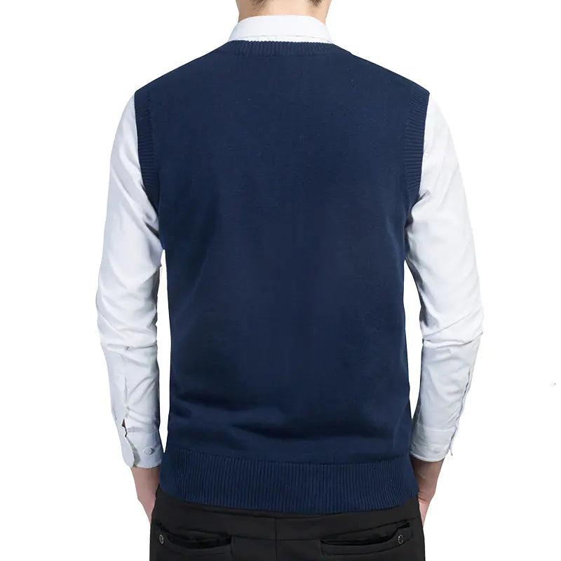 Slim Casual Cotton Vest for Men