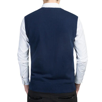 Slim Casual Cotton Vest for Men