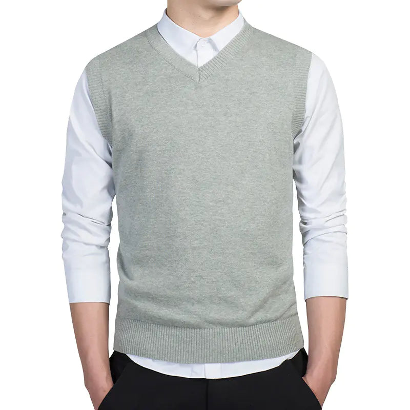 Slim Casual Cotton Vest for Men