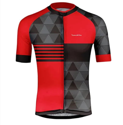 Short-Sleeve Bib Shorts Cycling Suit Set