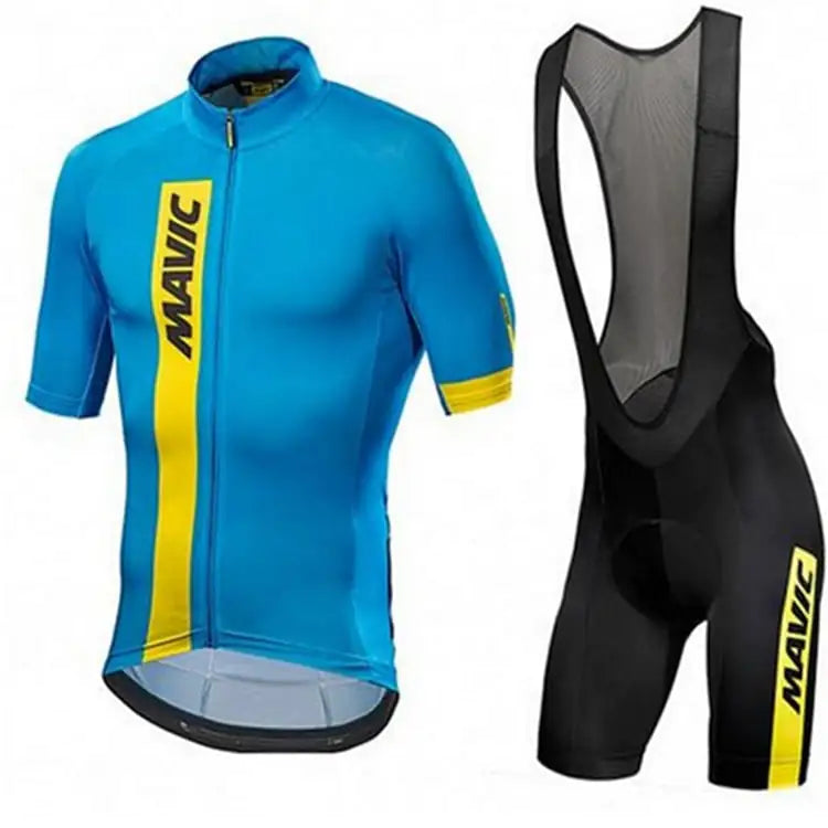 Short-Sleeved Bib Cycling Suit for Enhanced Comfort